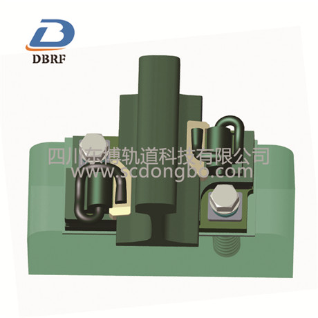 Double layer nonlinear damping fastener 1