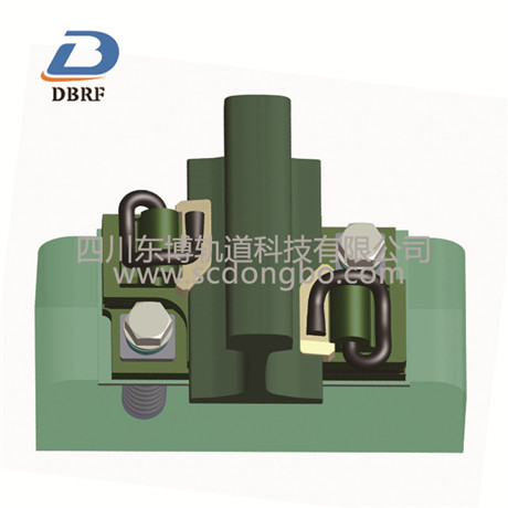 Double layer nonlinear damping fastener 2